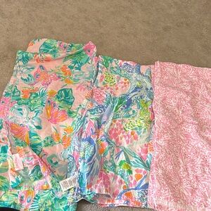 Lilly Pulitzer Pottery Barn muslin swaddles